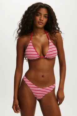Dip Front High Side Brazilian Bikini Bottom
