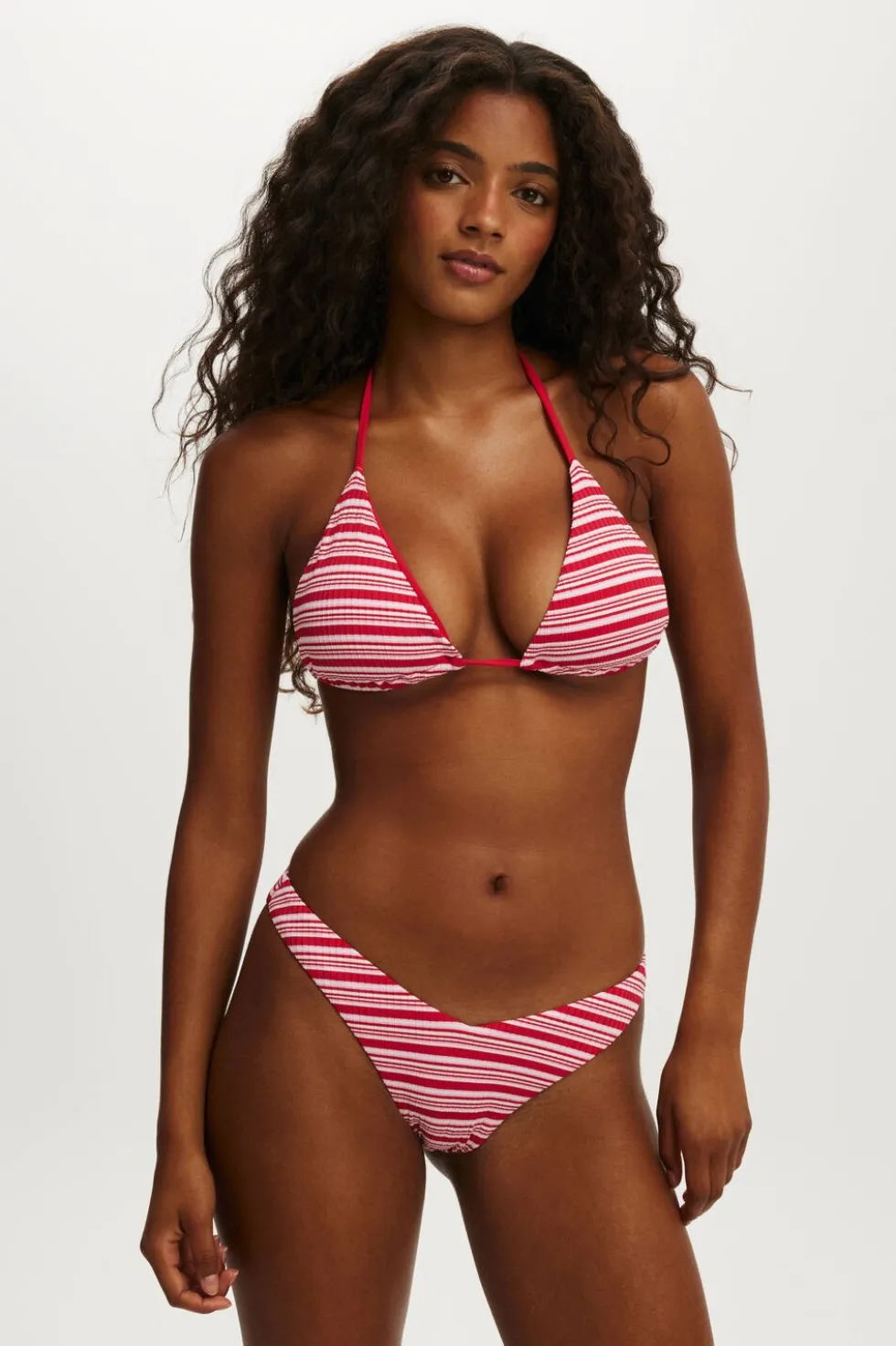 Dip Front High Side Brazilian Bikini Bottom