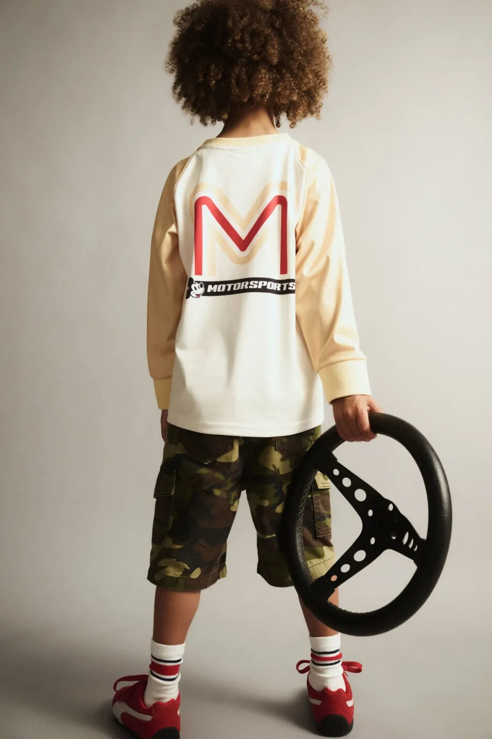 Disney Mickey Mouse Long Sleeve Poly Tee
