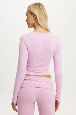Dreamy Soft Twist Detail Top
