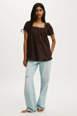 Eliza Babydoll Tunic Top