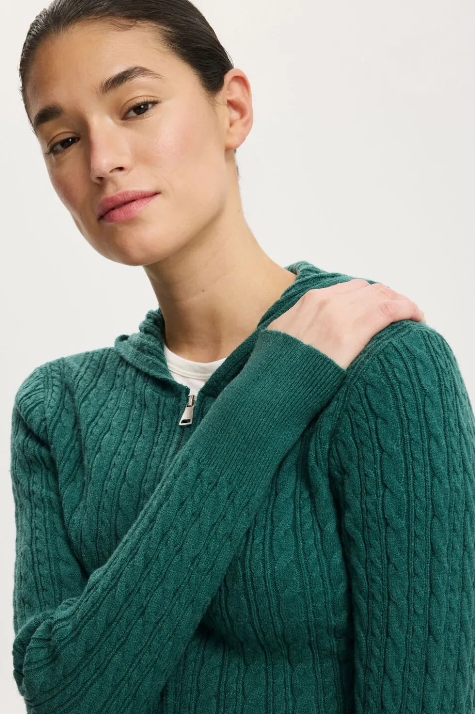 Everfine Double Zip Up Hoodie