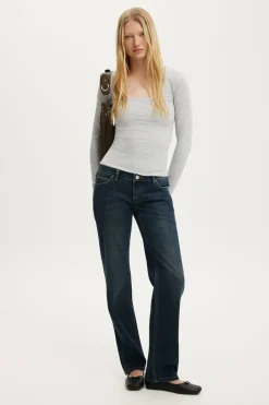 Everyday Smooth Scoop Neck Long Sleeve