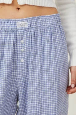 Flannel Boyfriend Boxer Pant