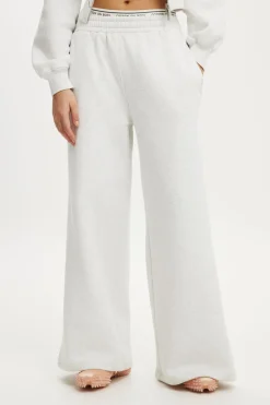 Fleece Wide Leg Sweatpant