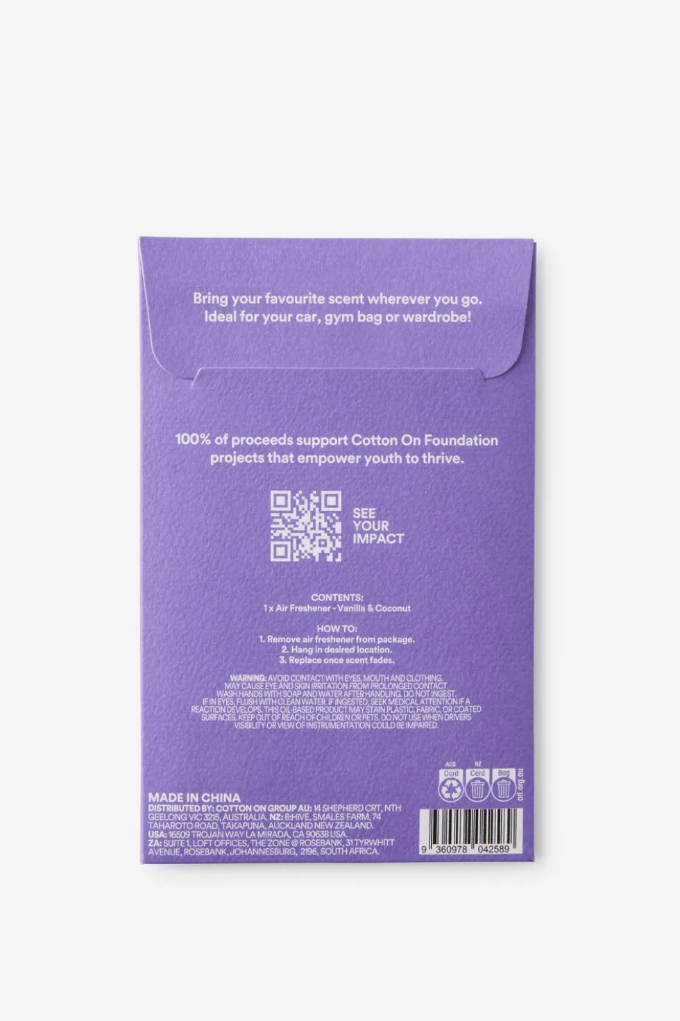 Foundation Air Freshener