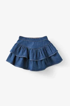 Frill Denim Skirt