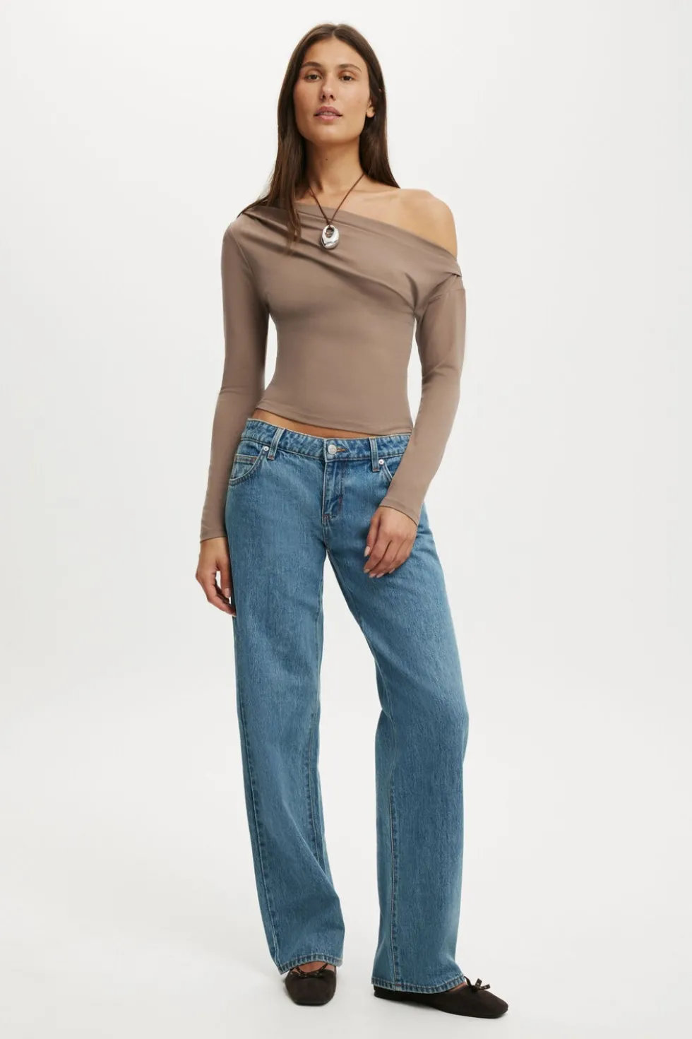 Georgie Off Shoulder Long Sleeve