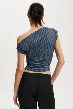 Georgie Off Shoulder Short Sleeve