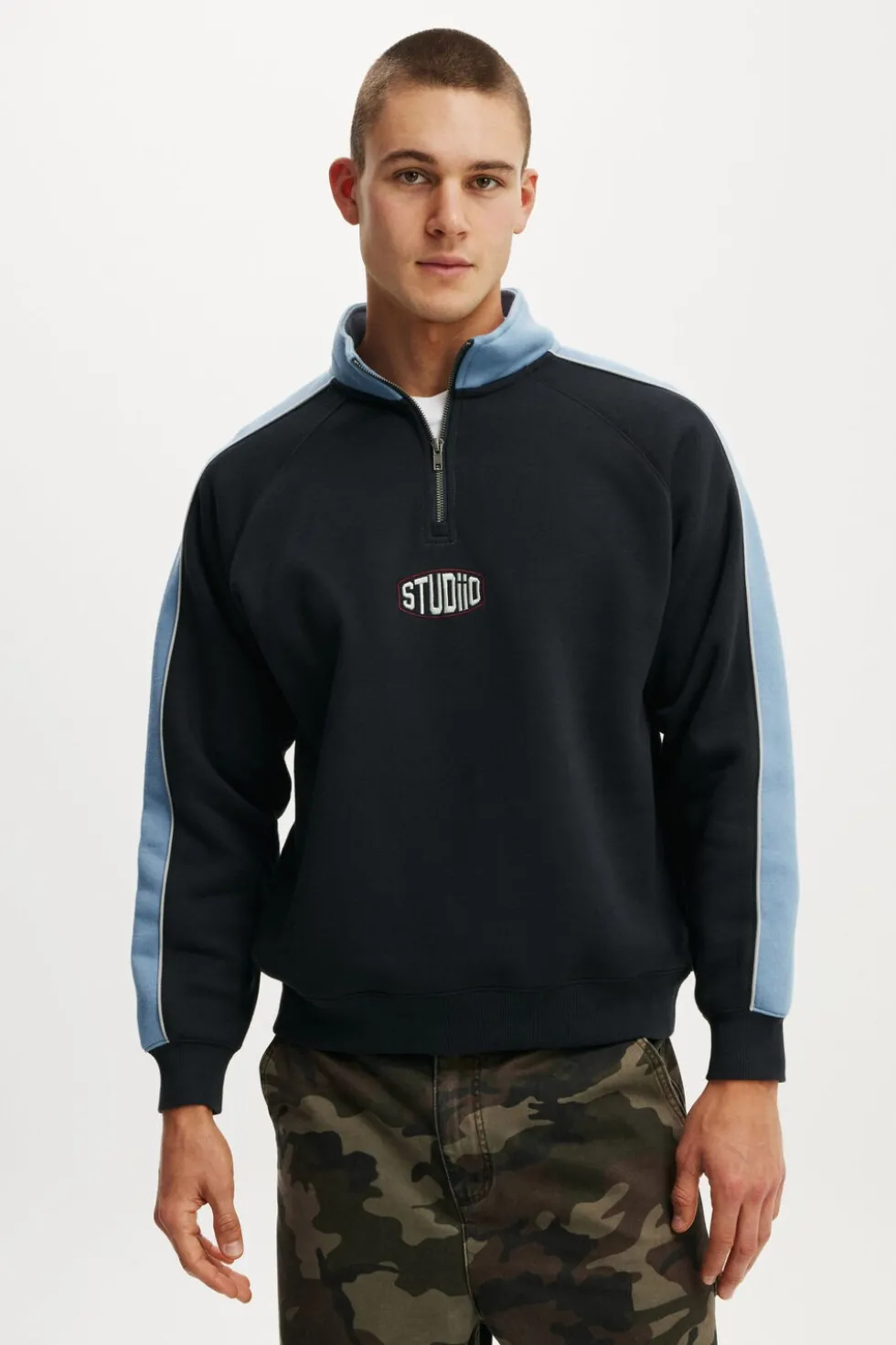Graphic 1/4 Zip Fleece