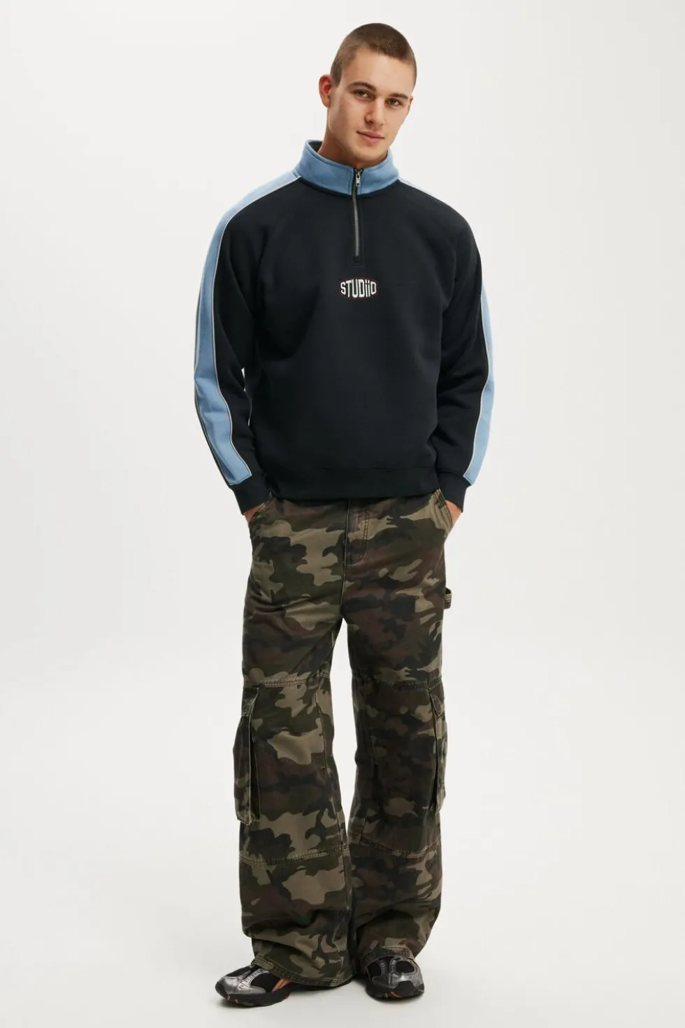 Graphic 1/4 Zip Fleece