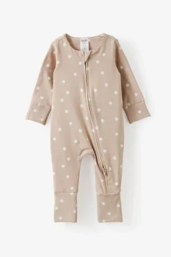 Growie Long Sleeve Zip All In One Romper
