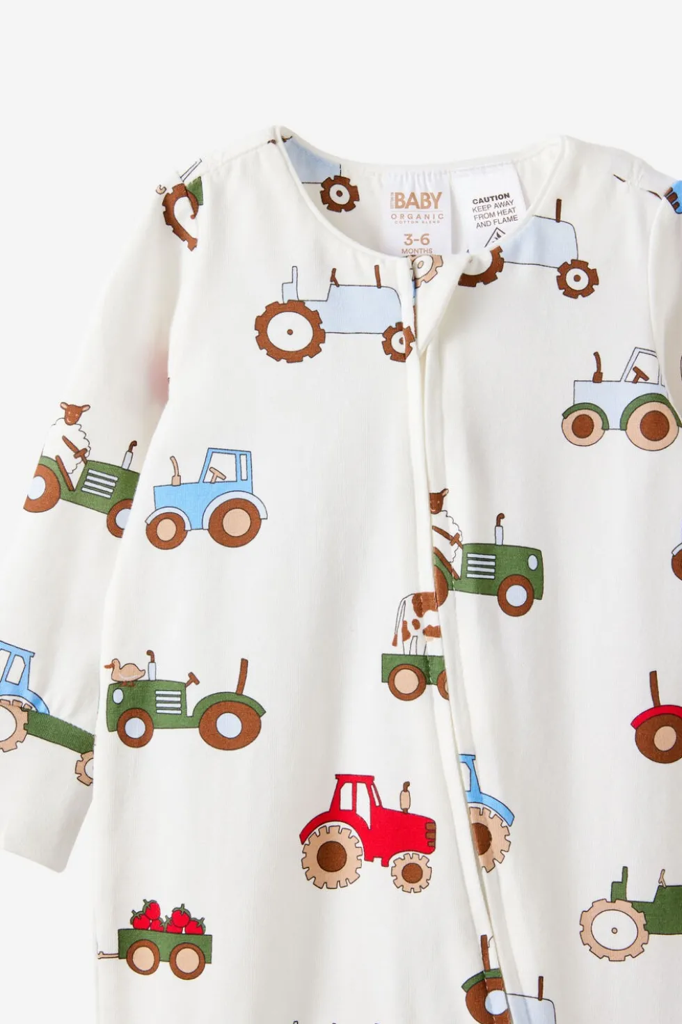 Growie Long Sleeve Zip All In One Romper