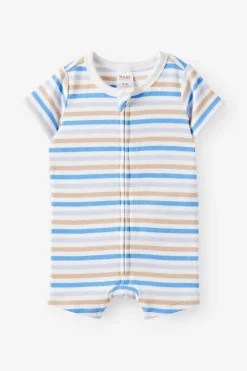 Growie Short Sleeve Zip All In One Romper