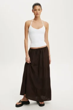 Haven Multi Tiered Maxi Skirt
