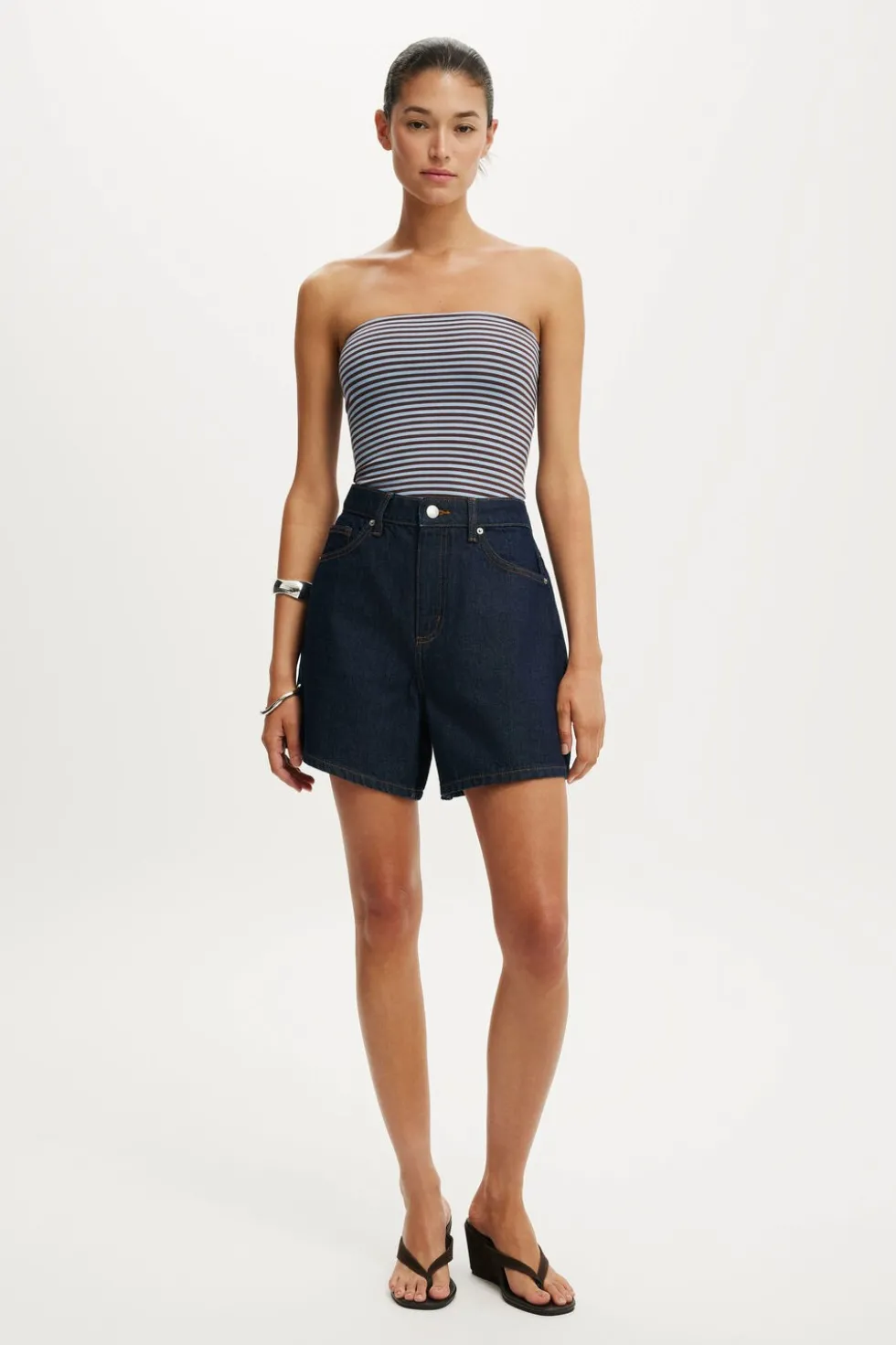 High 90 S Denim Short