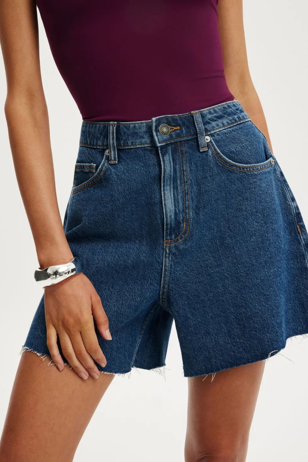 High 90 S Denim Short