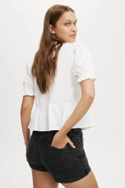 High Rise Classic Stretch Denim Short