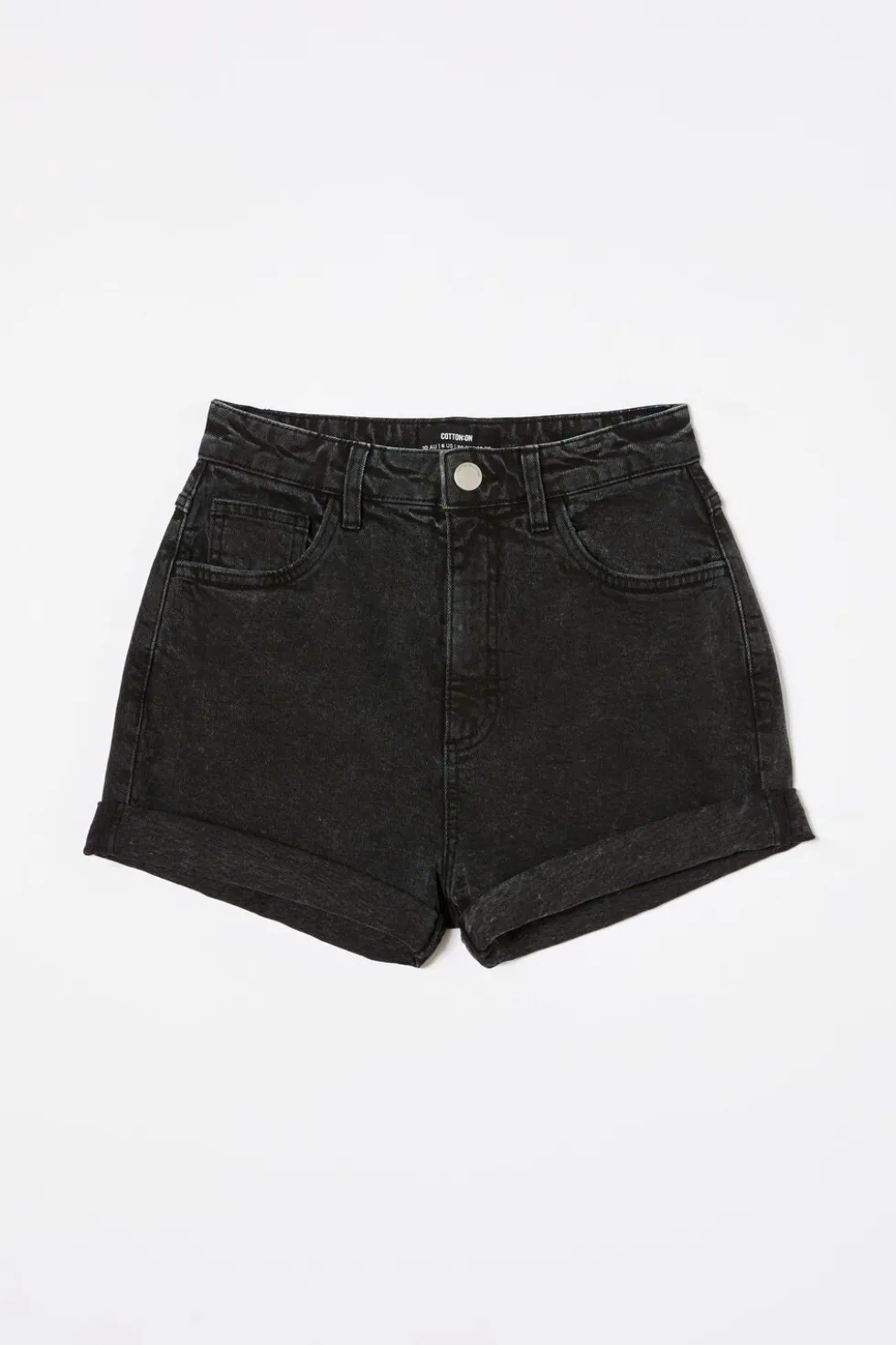 High Rise Classic Stretch Denim Short