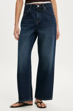 High Rise Wide Crop Jean