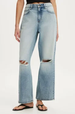 High Rise Wide Crop Jean