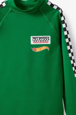 Hot Wheels Long Sleeve Raglan Rash Vest