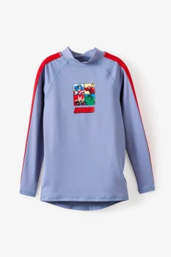 Hot Wheels Long Sleeve Raglan Rash Vest