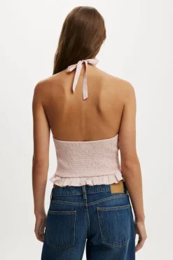 Indigo Halter Top