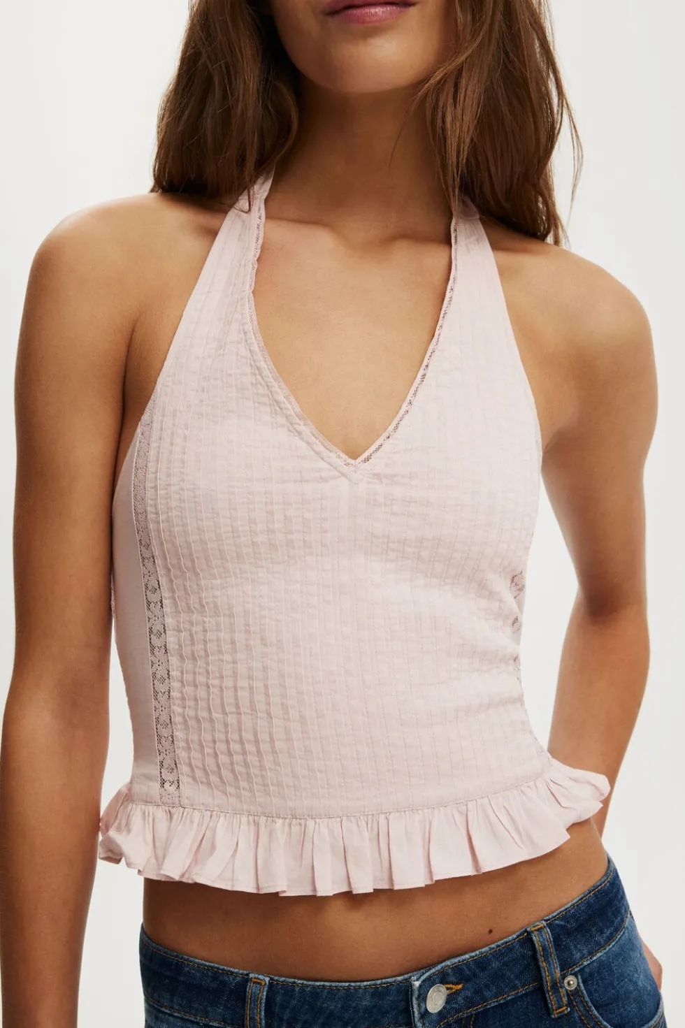 Indigo Halter Top