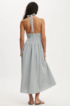 Kaity Halter Midi Dress