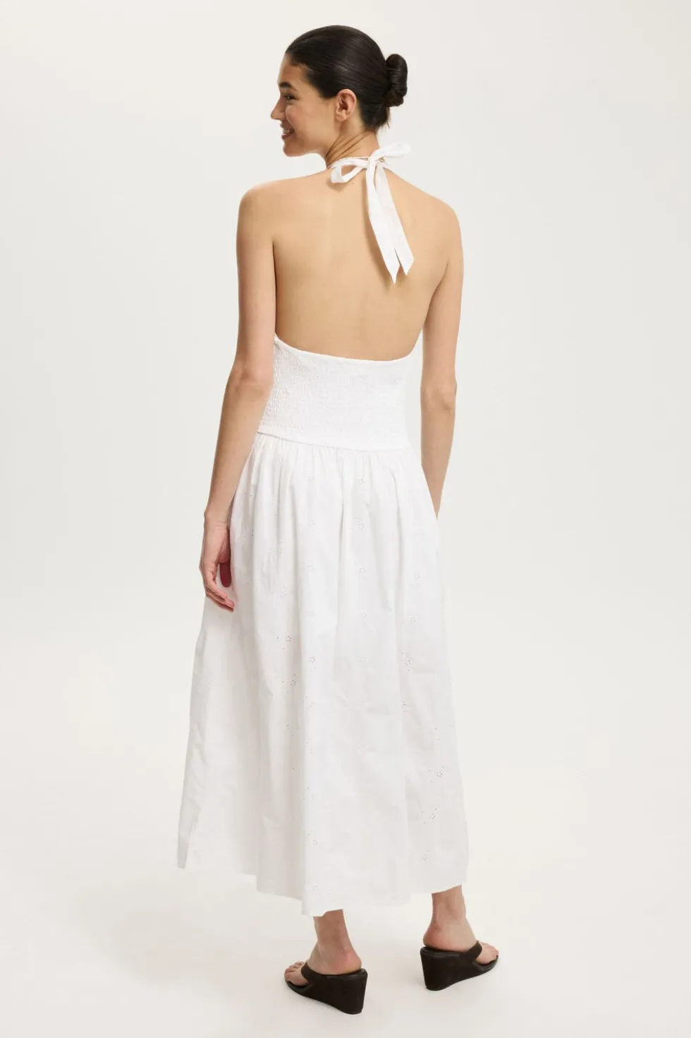 Kaity Halter Midi Dress