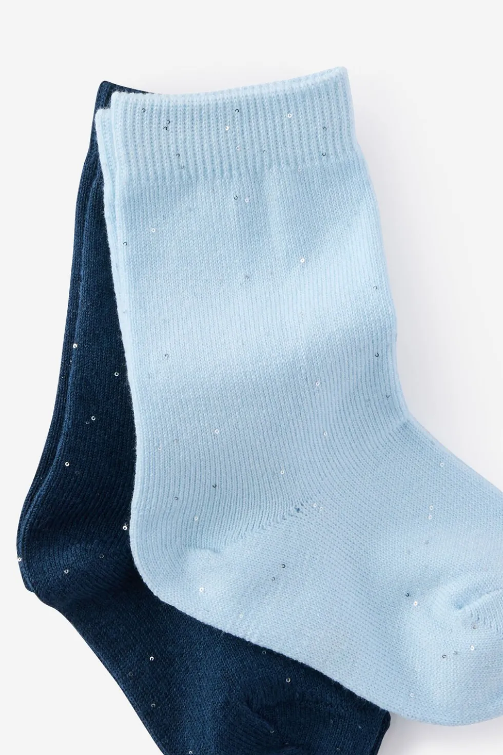 Kids 2Pk Longline Crew Socks