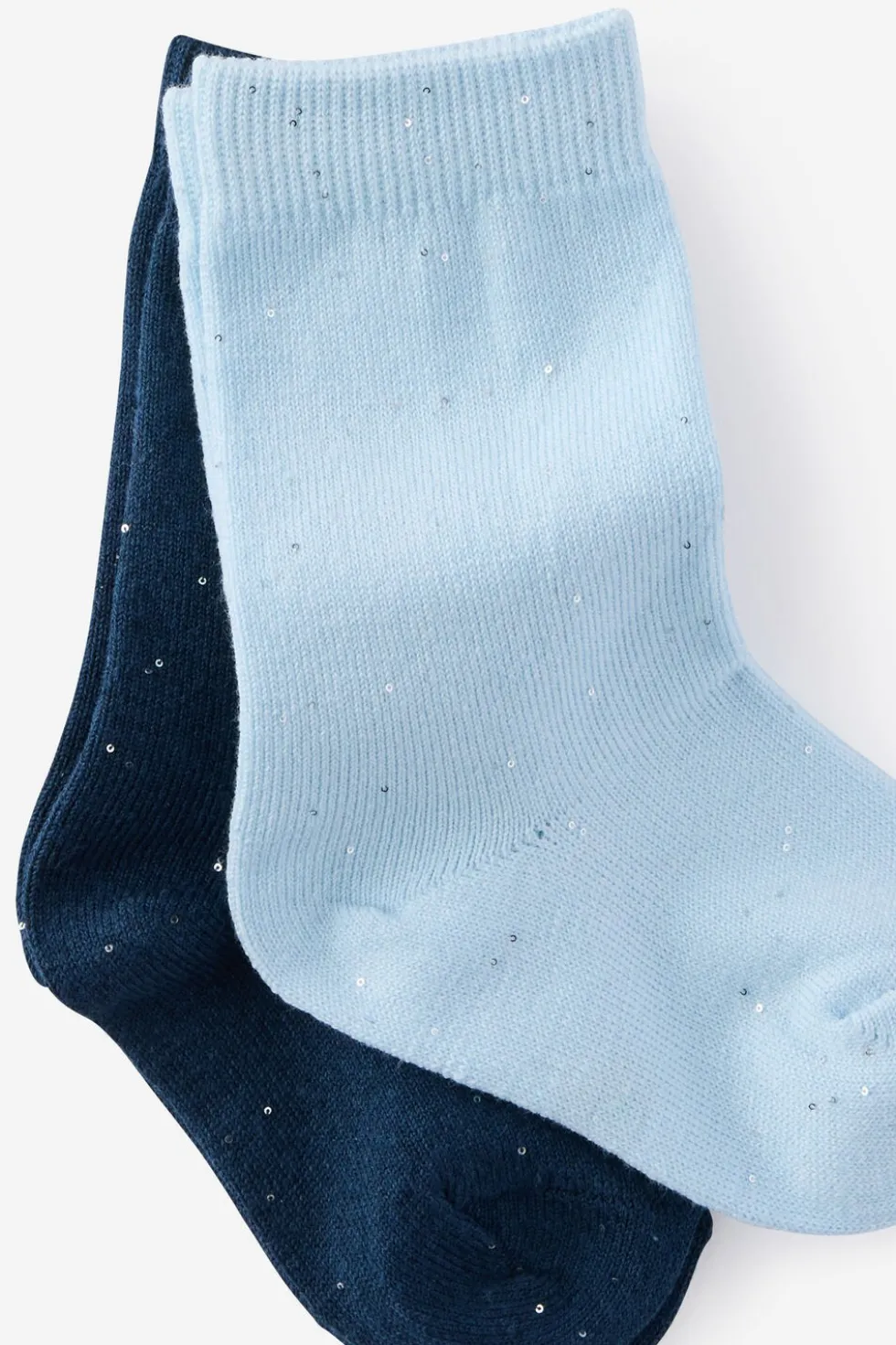 Kids 2Pk Longline Crew Socks