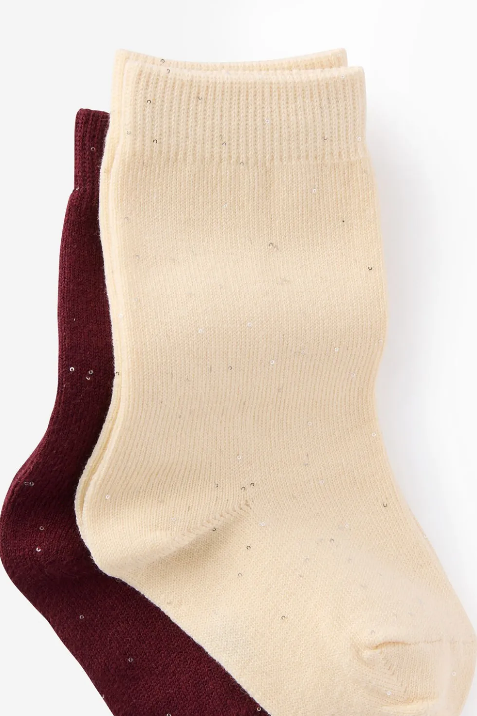 Kids 2Pk Longline Crew Socks