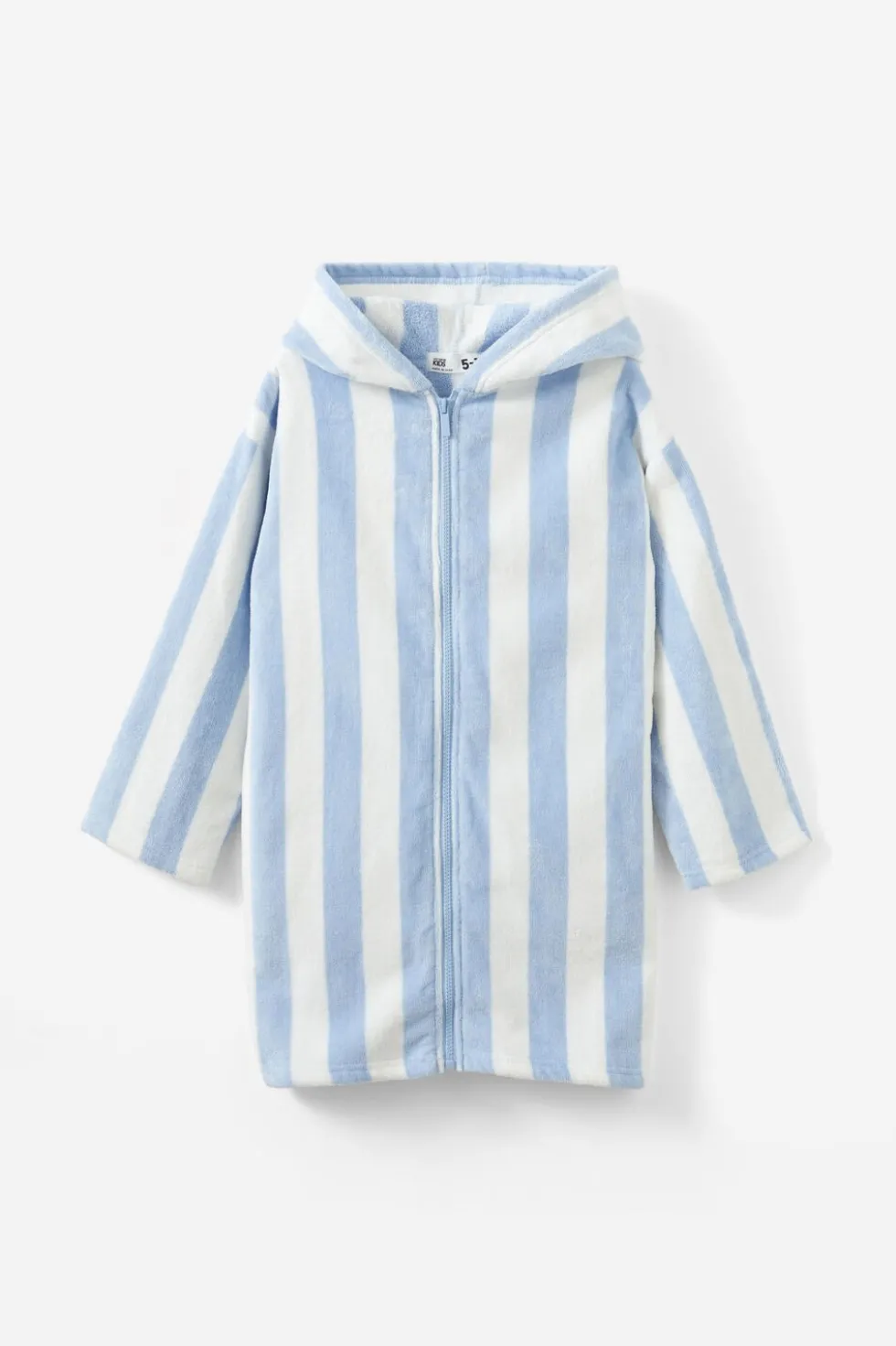 Kids Zip Thru Hooded Towel