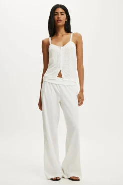 Knit Button Through Cami