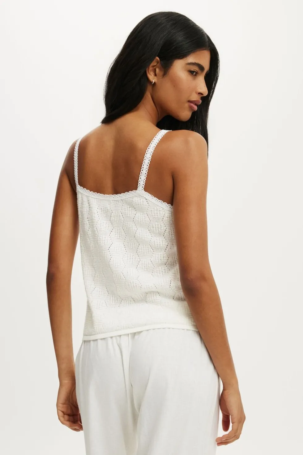 Knit Button Through Cami