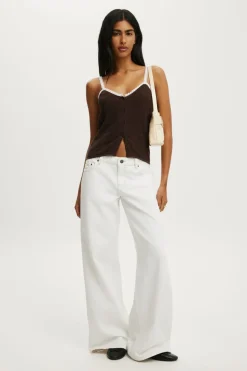 Knit Button Through Cami