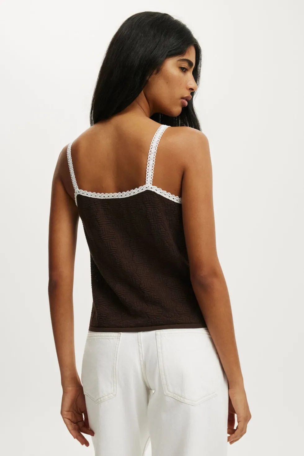 Knit Button Through Cami
