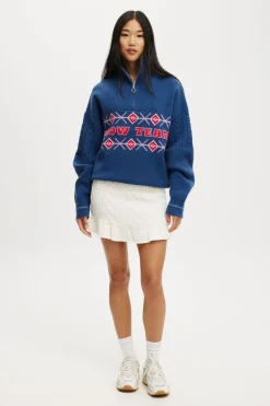 Knit Flippy Skirt