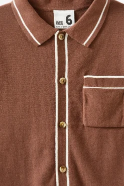 Knitted Short Sleeve Shirt
