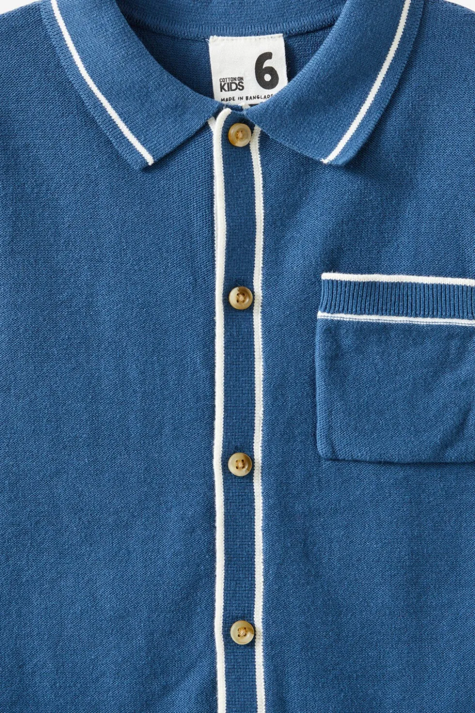 Knitted Short Sleeve Shirt