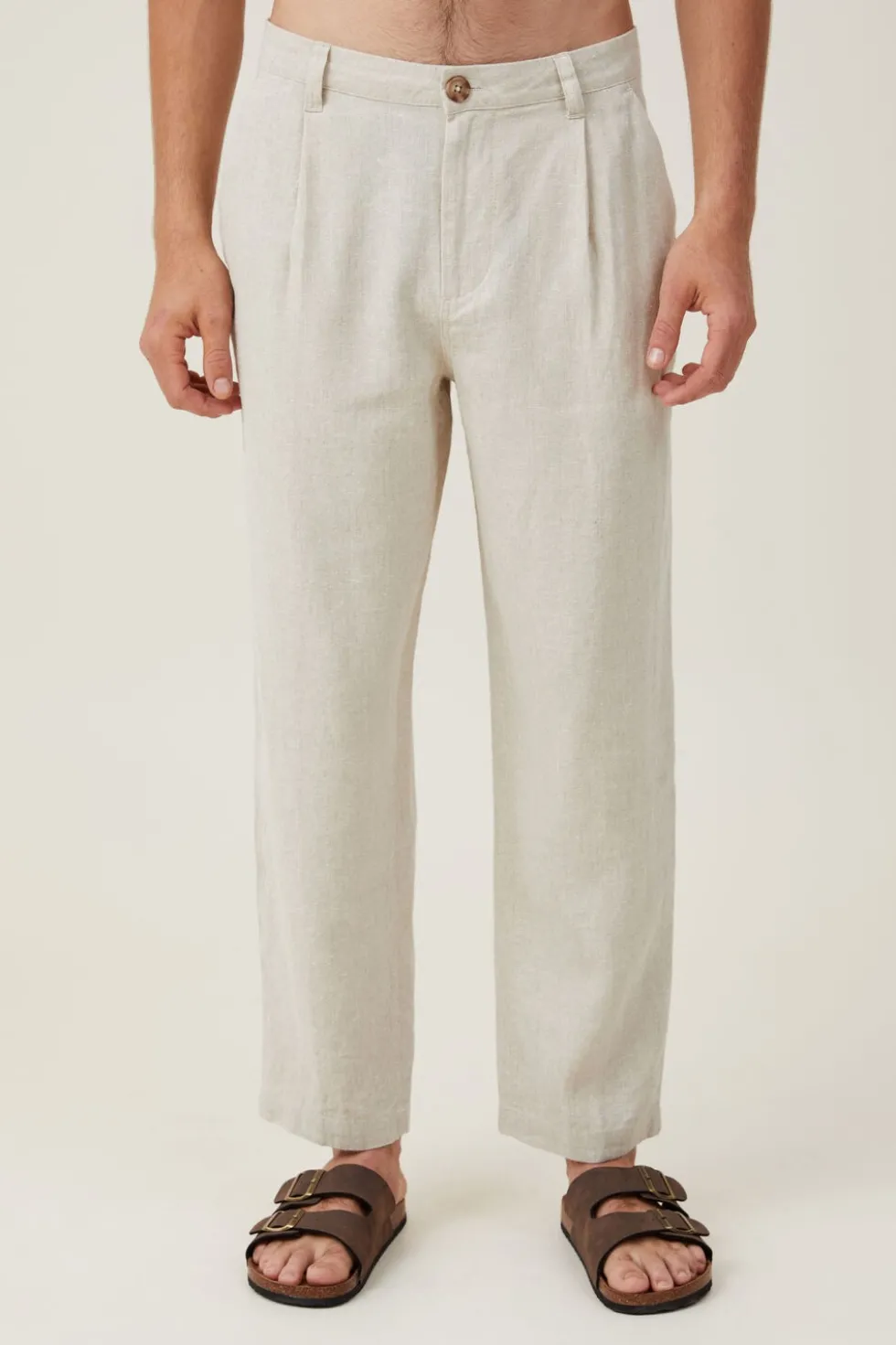 Linen Pleat Pant