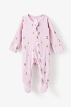 Littlie Organic Long Sleeve Zip All In One Romper