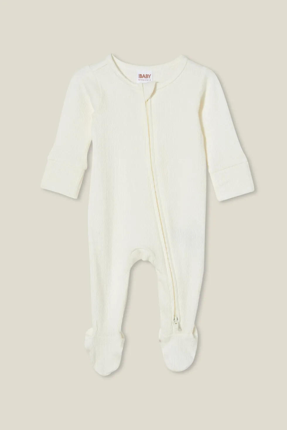Littlie Organic Long Sleeve Zip All In One Romper