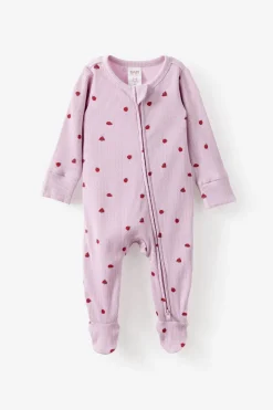 Littlie Organic Long Sleeve Zip All In One Romper