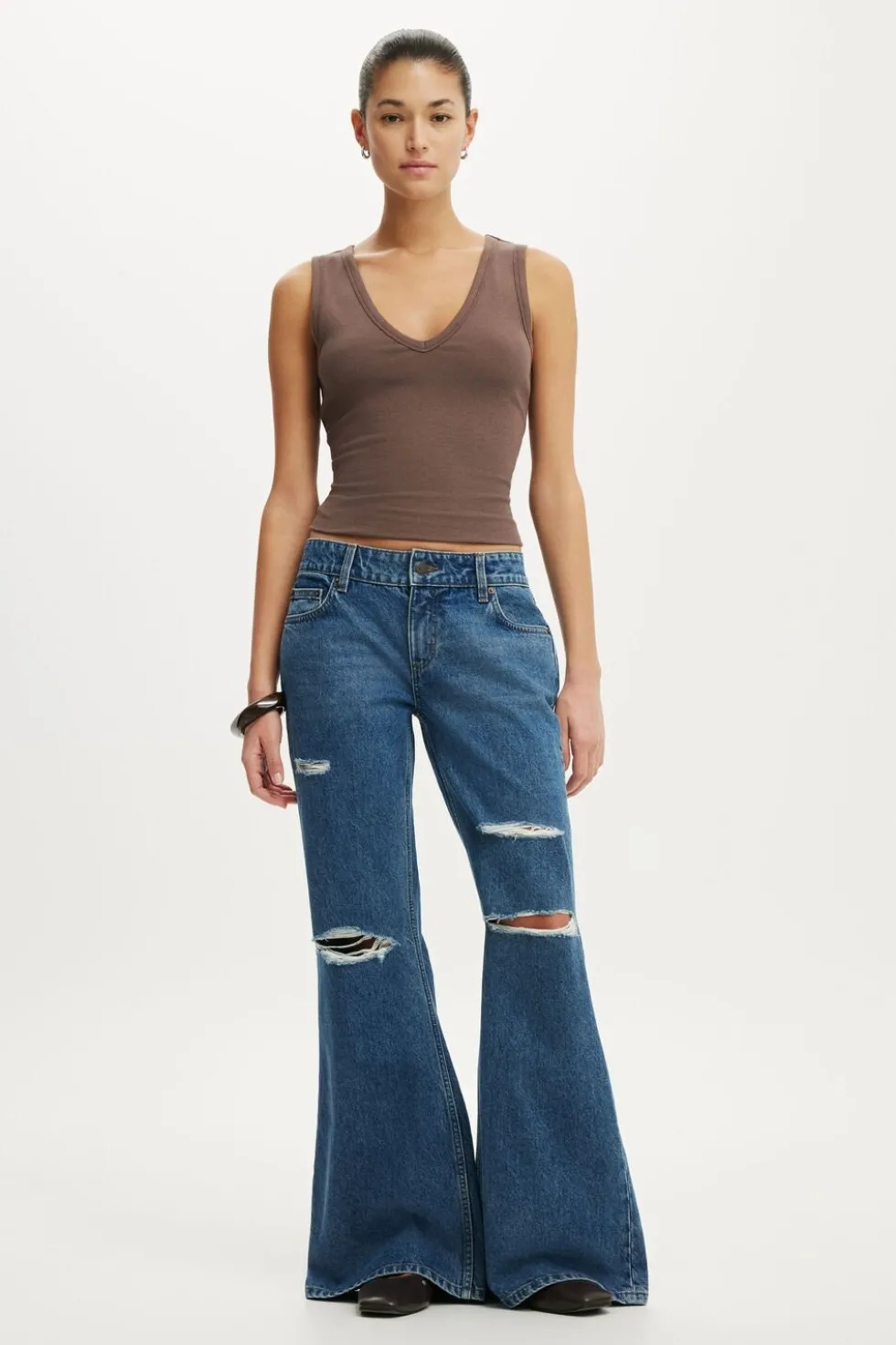 Low Relaxed Flare Jean
