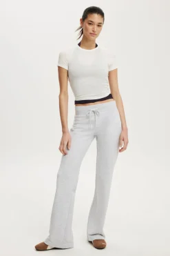 Low Rise Bootleg Sweatpant