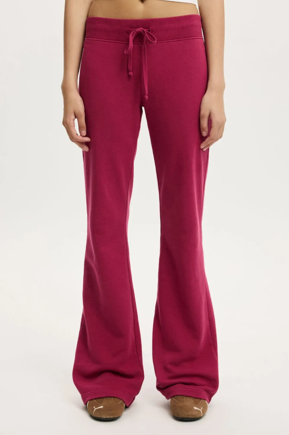 Low Rise Bootleg Sweatpant