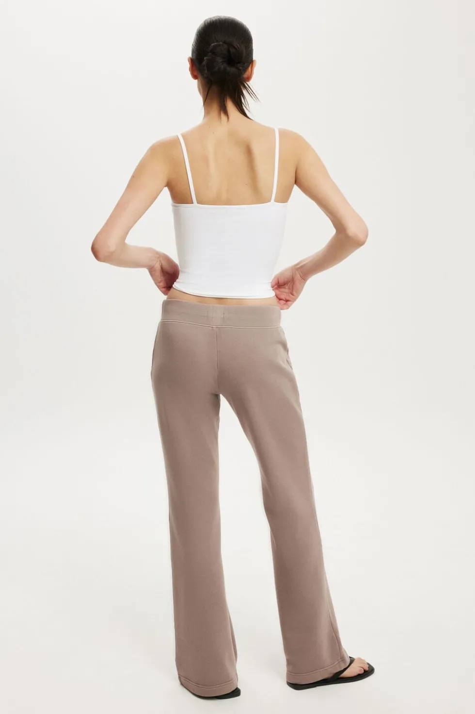 Low Rise Bootleg Sweatpant